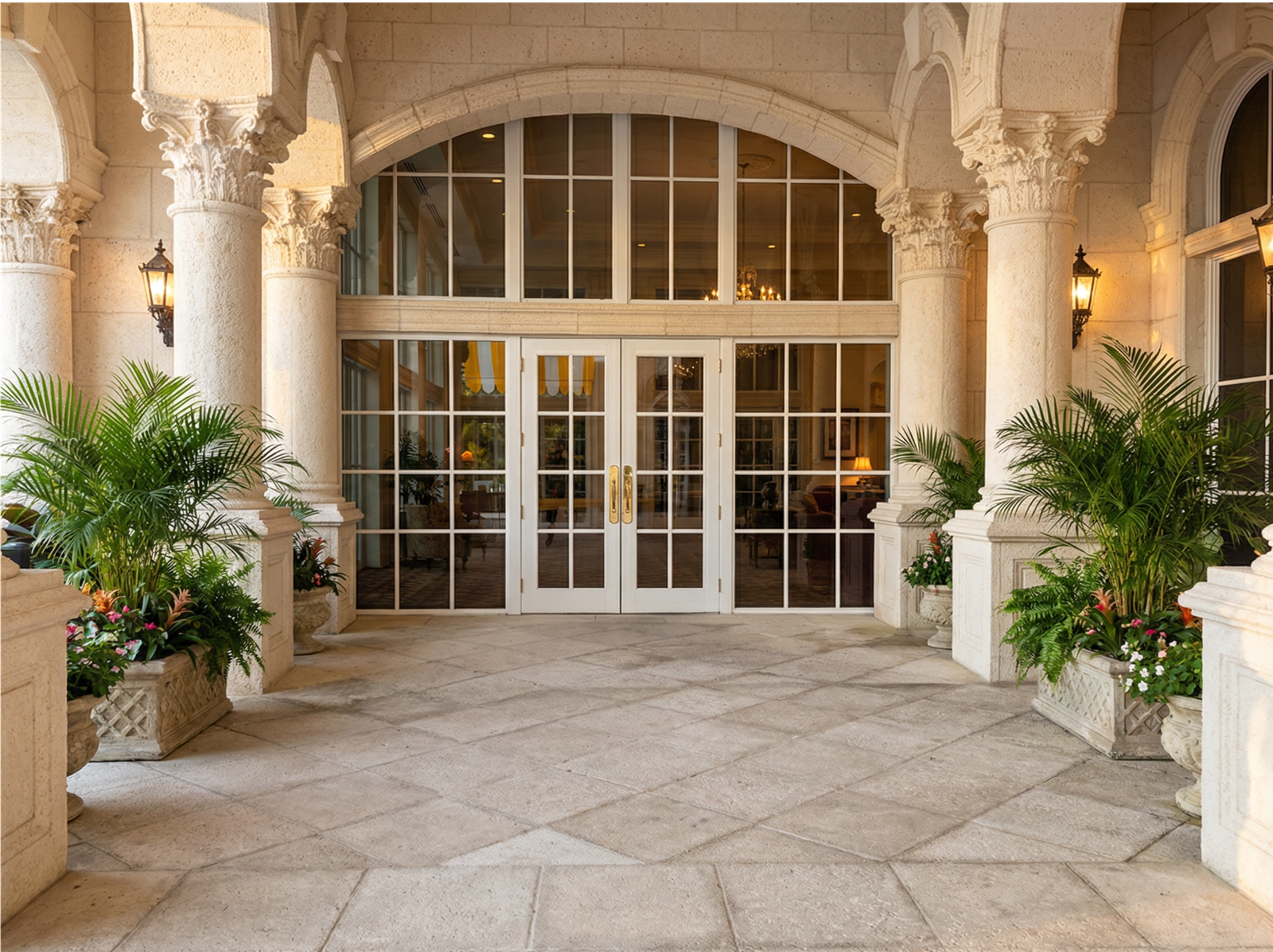Mar-a-Lago entrance to atrium