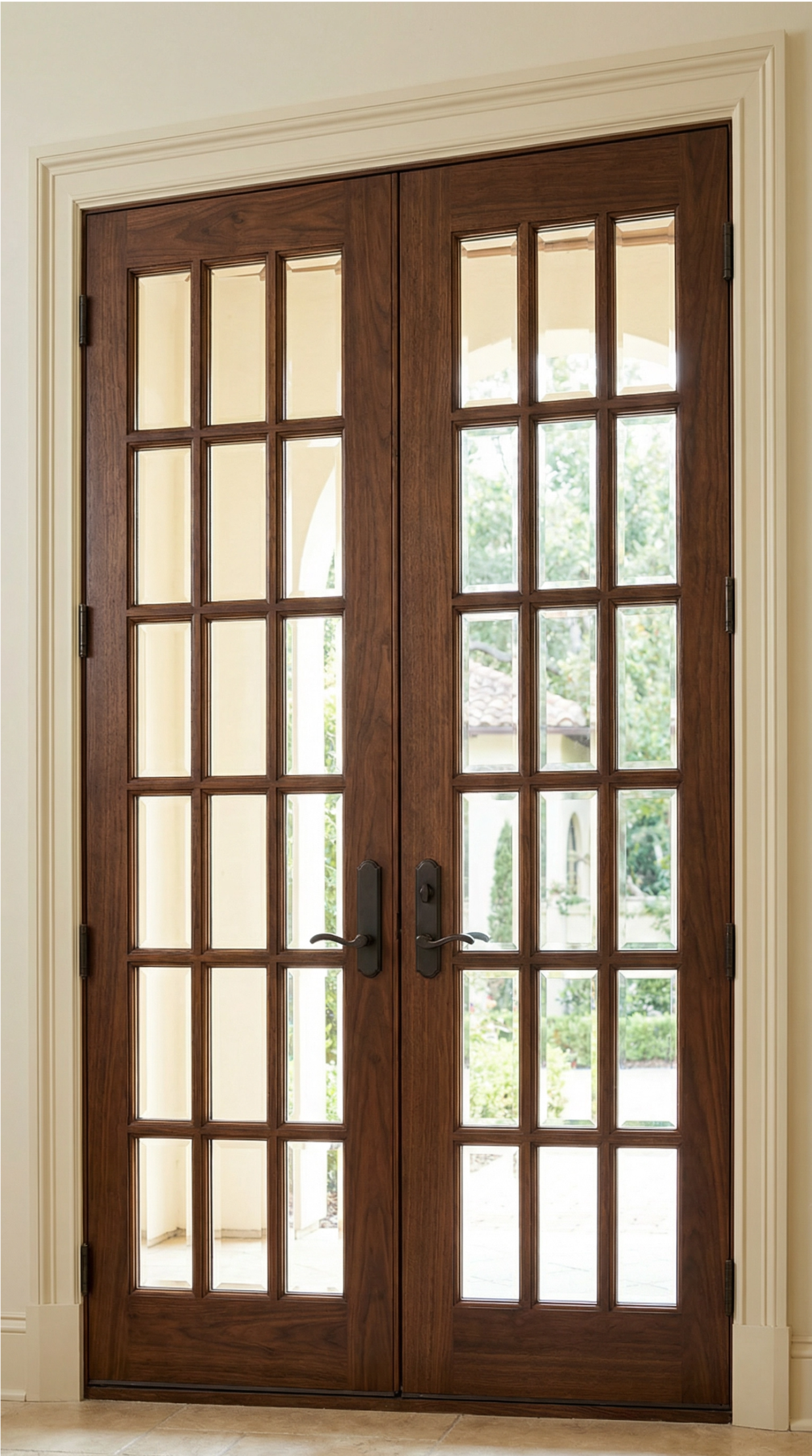 Traditional divided lite French doors