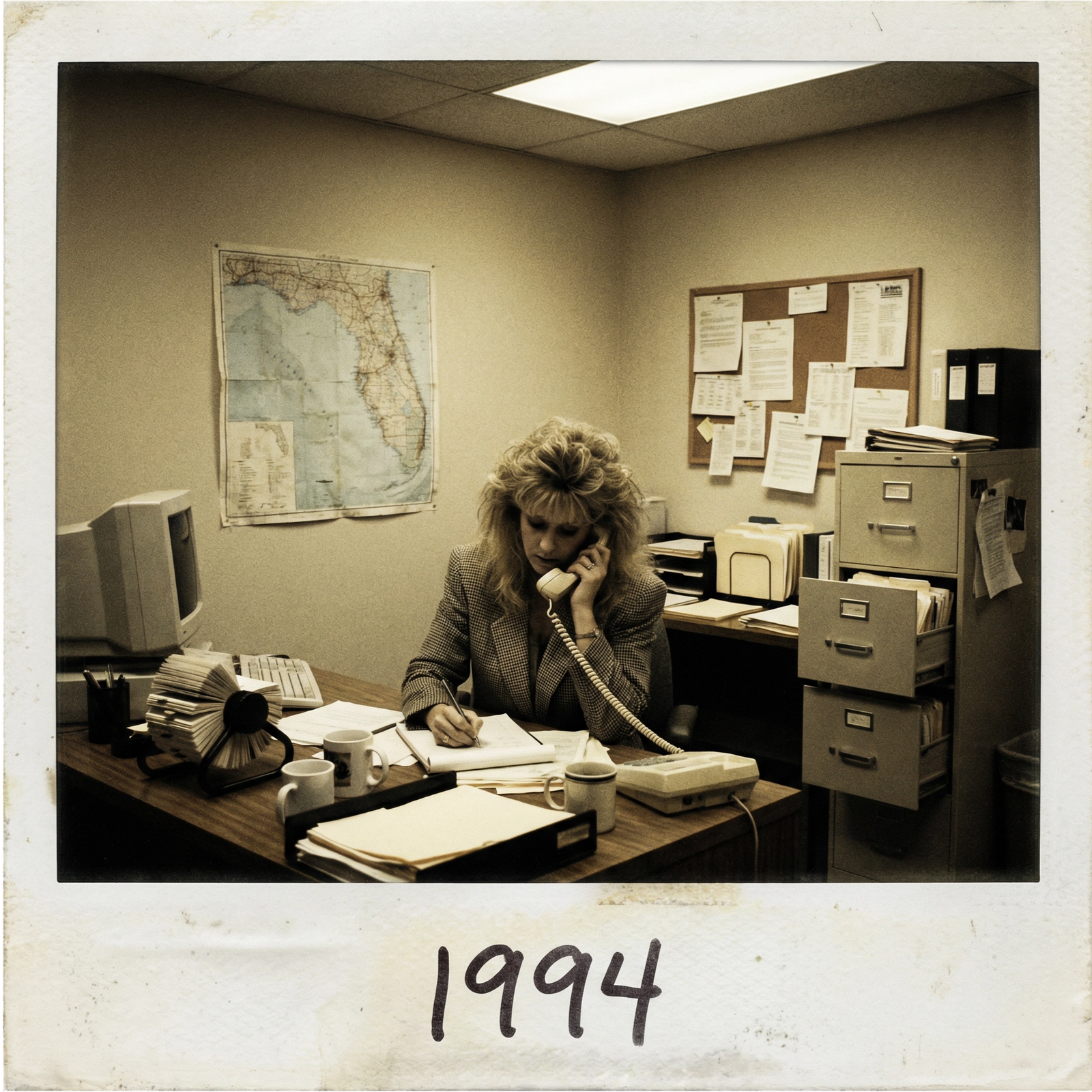 Ultimate Door office candid in 1994